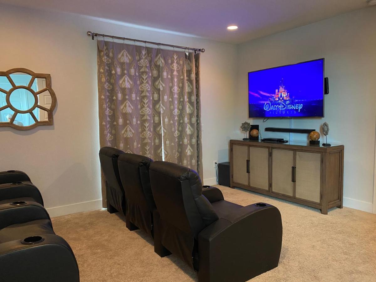 Luxurious Modern Villa Near Disney With Theater, Pool And Spa In Encore Resort At Reunion Orlando Ngoại thất bức ảnh